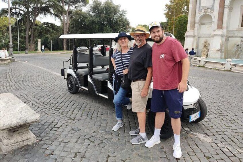 3-Hour Private Tour of Rome with Golf Cart