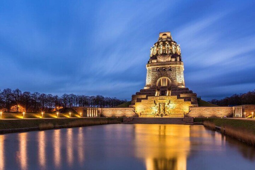 Audiobook City Rally at the Battle of the Nations Monument in Leipzig