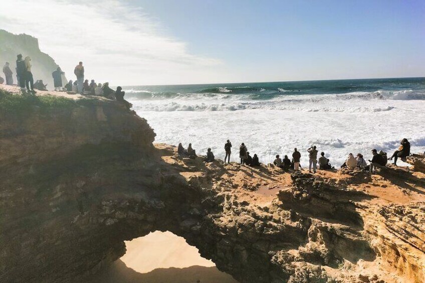 The-Amity-Family-Tours-And-Activities-Nazaré-Portugal-Landscape-Atlantic-Giant-Waves-Rocks-Beach