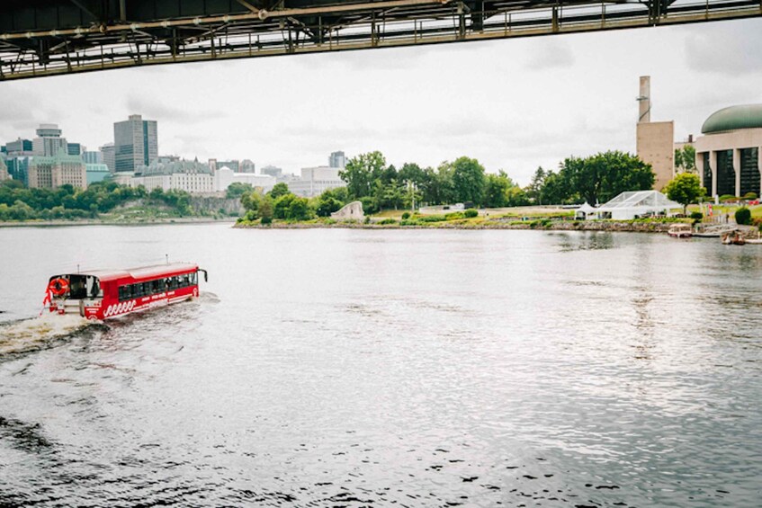 Picture 3 for Activity Ottawa: Bilingual Guided City Tour by Amphibious Bus