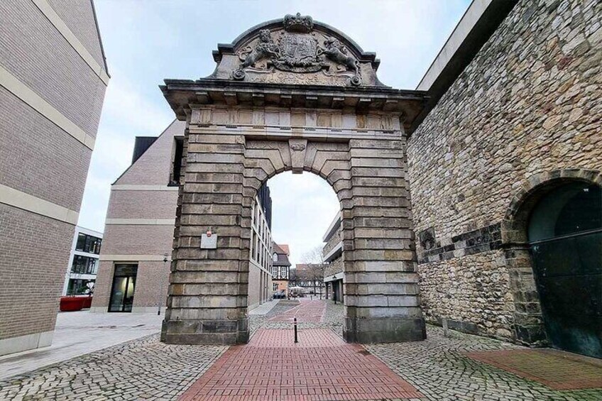 Private audio book city rally in the old town of Hanover