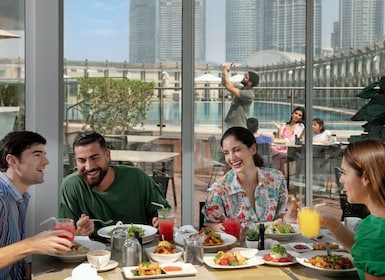 Burj Khalifa 124 et déjeuner ou dîner sur le toit du Burj Club
