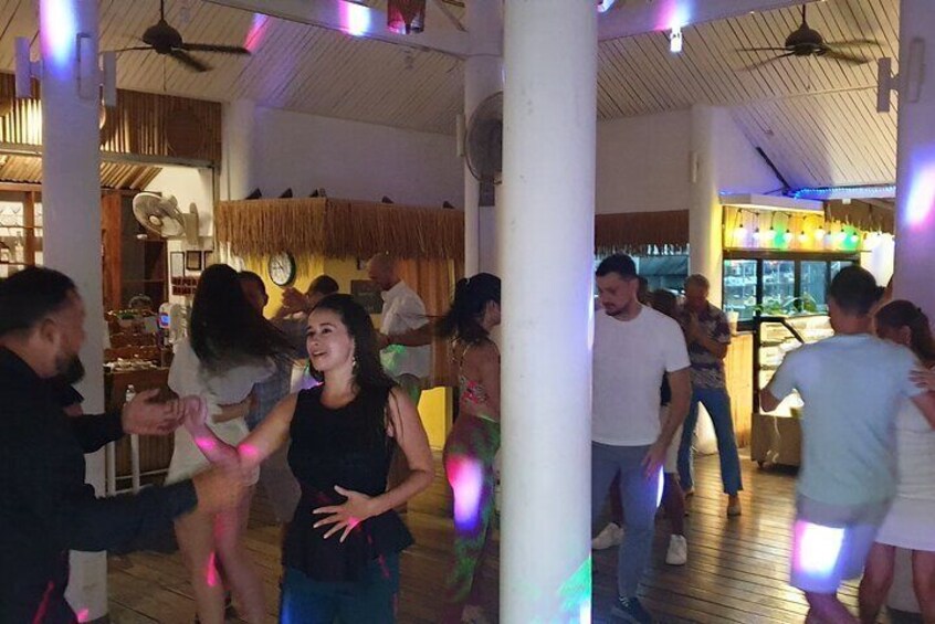 Patrick and Era have been hosting the Samui Latin Dance Community every Friday night since 2015. Great latin vibes on the dance floor!