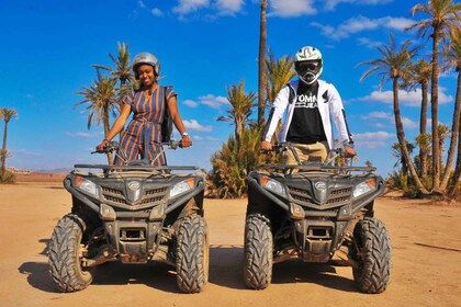 Excursión en quad por el desierto y el palmeral de Marrakech