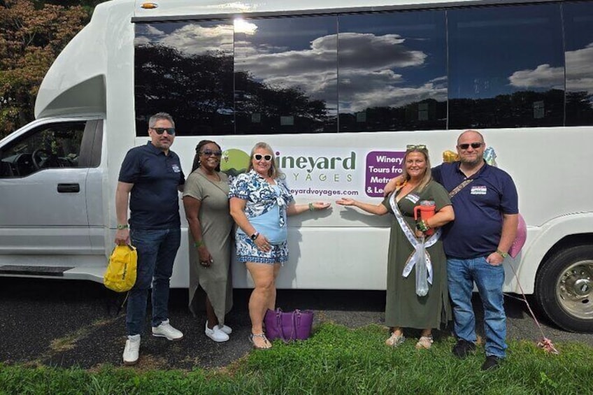 Vineyard and Winery Bus Tour from Metro DC