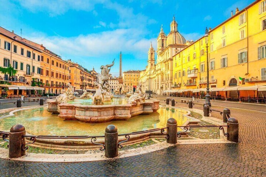 Highlights of Rome: Golf Cart Tour with Artisanal Gelato Tasting