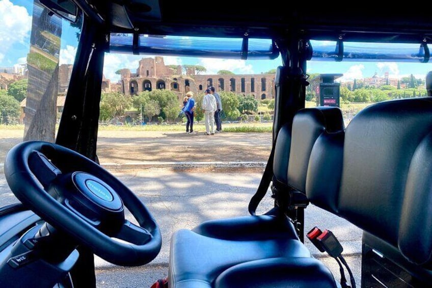 Highlights of Rome: Golf Cart Tour with Artisanal Gelato Tasting
