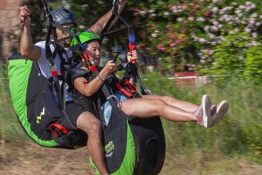 Tandem paragliding tour in Budva Montenegro