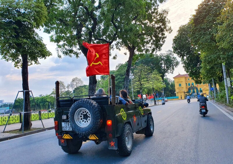 Hanoi Countryside Vintage Jeep Tour Bat Trang Village Farming Insights