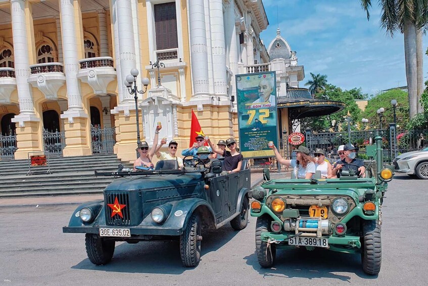 Hanoi Countryside Vintage Jeep Tour Bat Trang Village Farming Insights