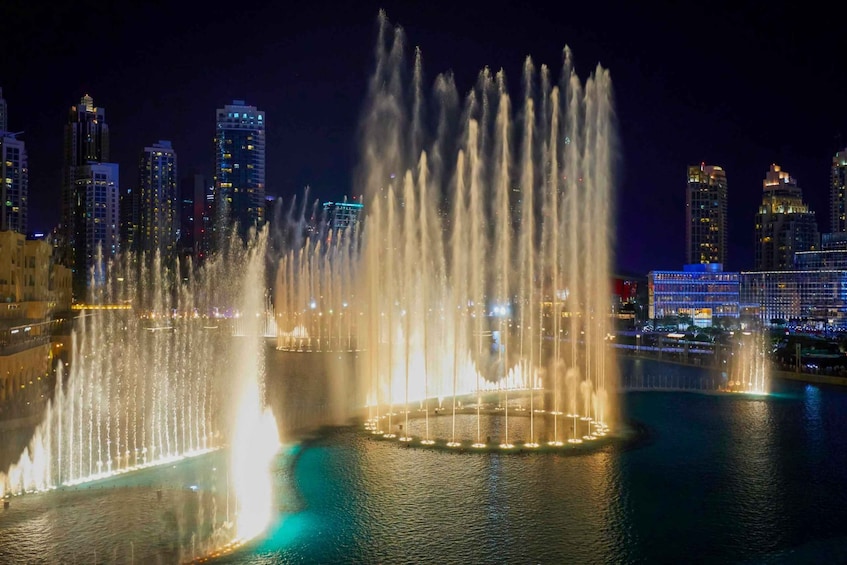 Picture 2 for Activity Dubai: Fountain Show and Burj Lake Ride by Traditional Boat