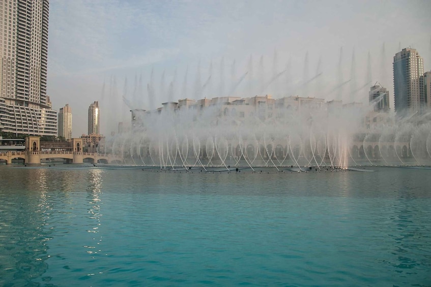 Picture 5 for Activity Dubai: Fountain Show and Burj Lake Ride by Traditional Boat