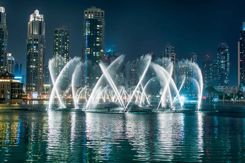 Picture 1 for Activity Dubai: Fountain Show and Burj Lake Ride by Traditional Boat
