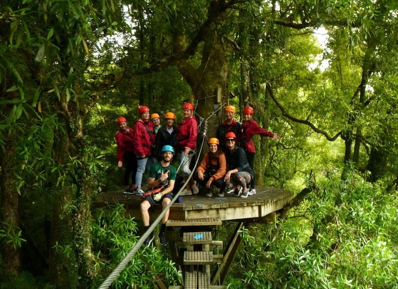 Picture 4 for Activity Rotorua: Guided Zipline Adventure Tour with Photos