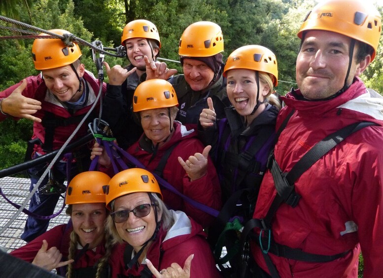 Picture 2 for Activity Rotorua: Guided Zipline Adventure Tour with Photos