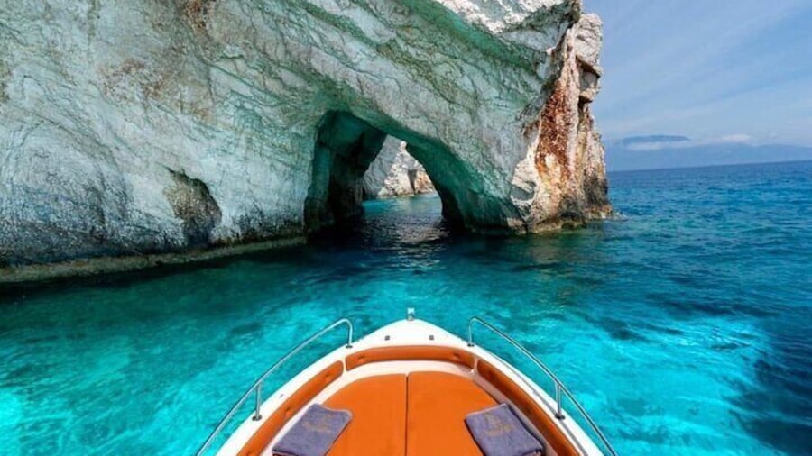 Private day tour with Captain to Blue Caves Zakynthos