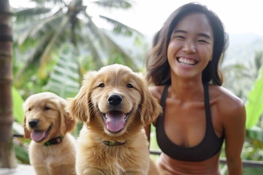 Puppy Yoga Experience in Bali