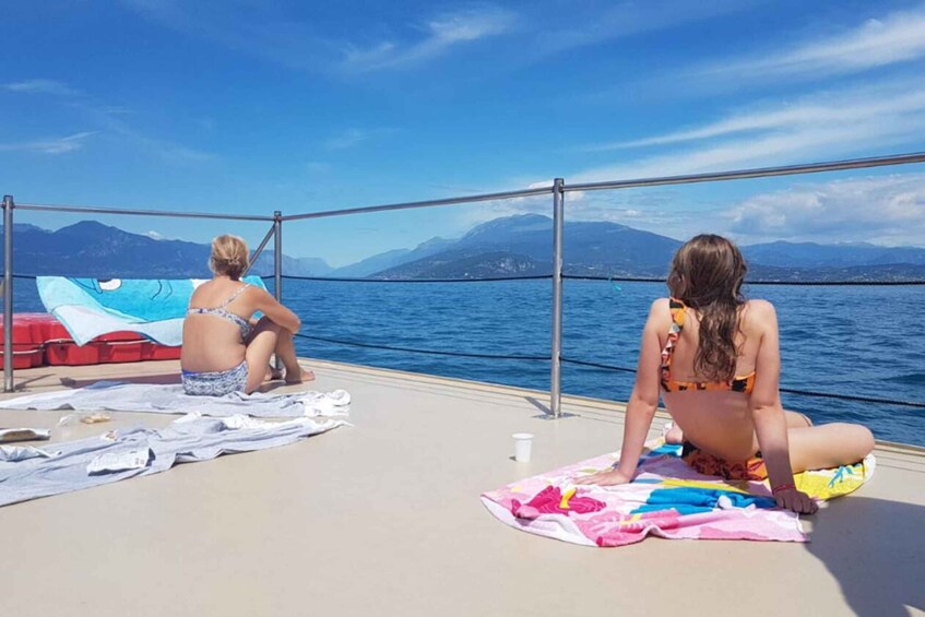 Picture 4 for Activity Grand Lake Boat Tour (Sirmione & Garda Stop + Aperitif)