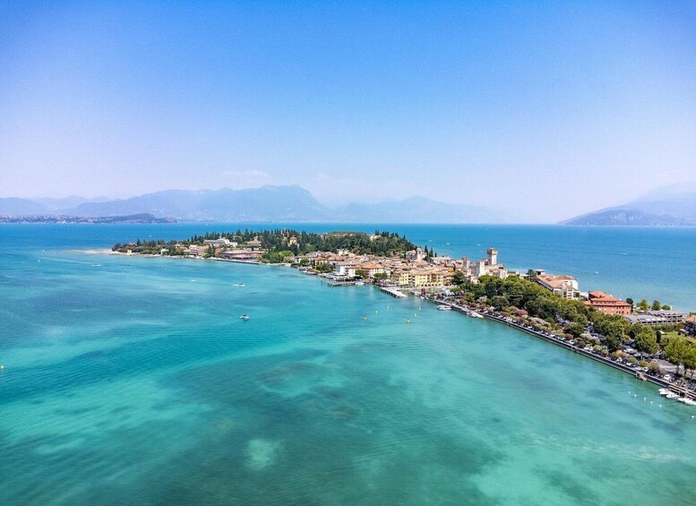 Picture 3 for Activity Grand Lake Boat Tour (Sirmione & Garda Stop + Aperitif)