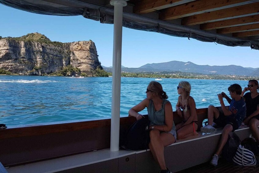 Picture 1 for Activity Grand Lake Boat Tour (Sirmione & Garda Stop + Aperitif)