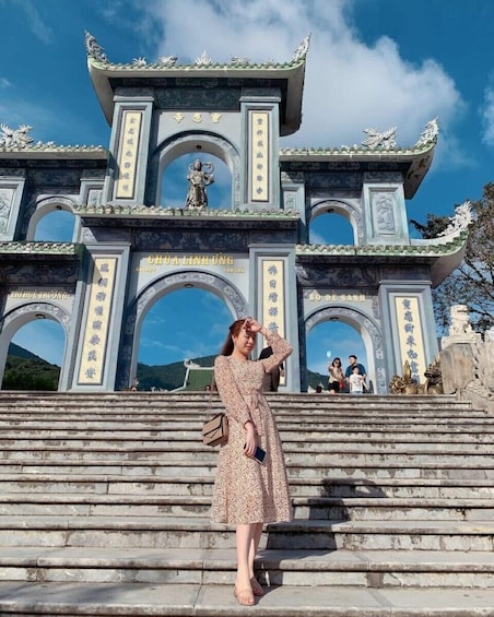 Da Nang Explore Bana Hills, Golden Bridge & Linh Ung Pagoda Full Day Tour