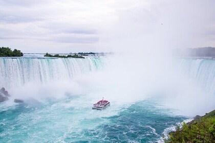 Day Tour with Boat Ride and Journey Behind from Niagara Falls