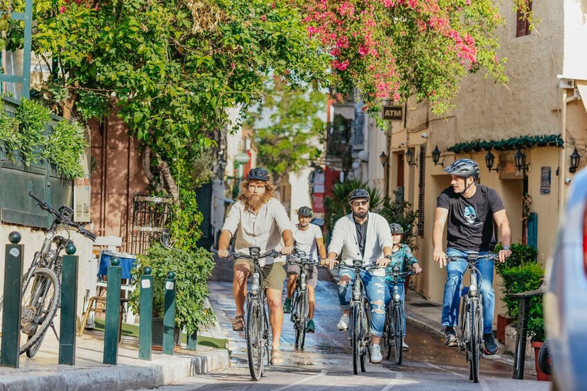 Picture 3 for Activity Athens: Old Town Highlights Guided E-Bike Tour