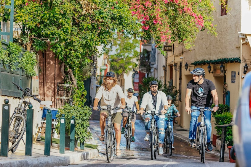 Picture 3 for Activity Athens: Old Town Highlights Guided E-Bike Tour