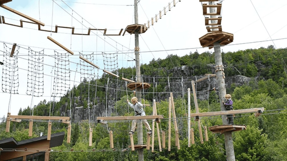 Picture 2 for Activity Tyroparc: La Cité des Bois Obstacle Course in Laurentians