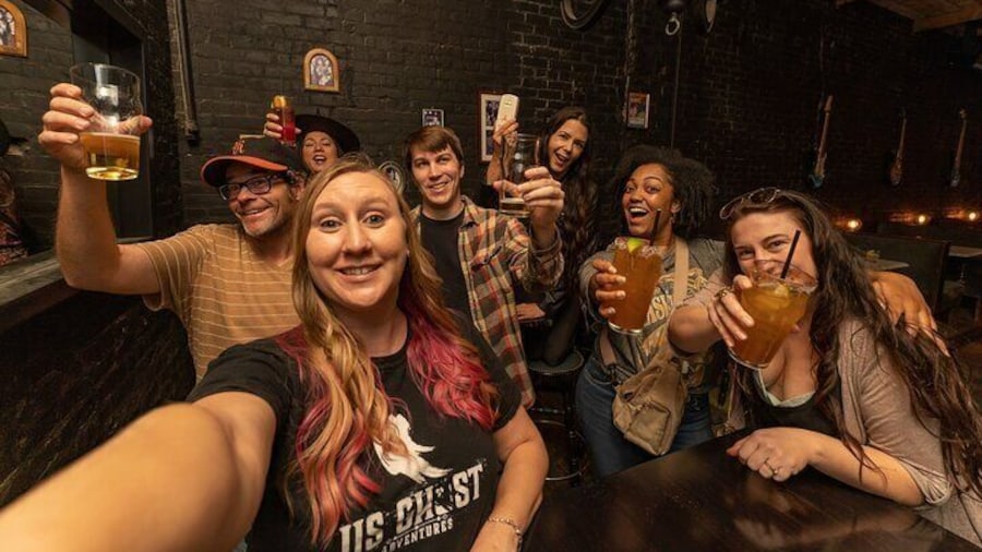 Raise a toast to spirits of both kinds on our Haunted Bar Crawl!
