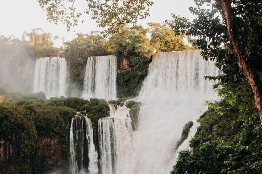 Immersive Iguazú Falls In One Day: Guided Walk, Train Ride & Boat