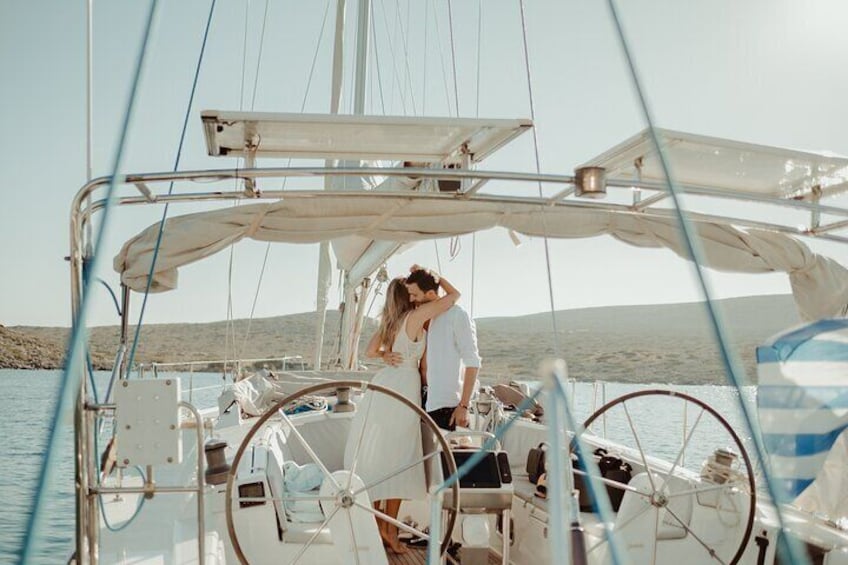 Small Group Sailing Cruise from Agios Nikolaos in Mirabello Bay