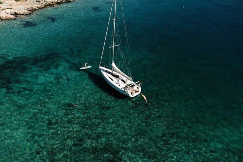 Small Group Sailing Cruise from Agios Nikolaos in Mirabello Bay