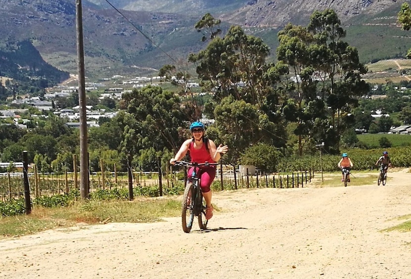 Picture 1 for Activity From Stellenbosch: E-Bike Tour with Wine Tasting and Lunch