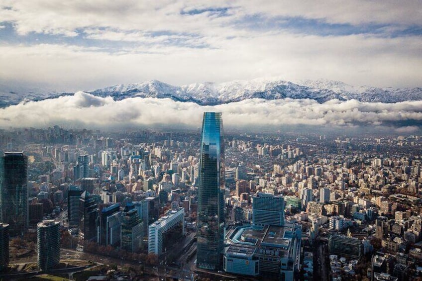 Santiago: Sky Costanera Observatory Skin-the-Line Entry Ticket