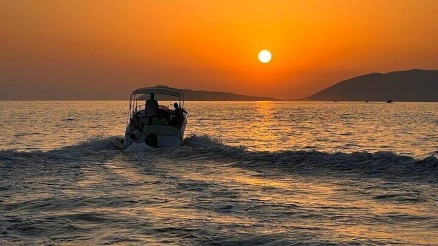 Sunset at the Blue Cave