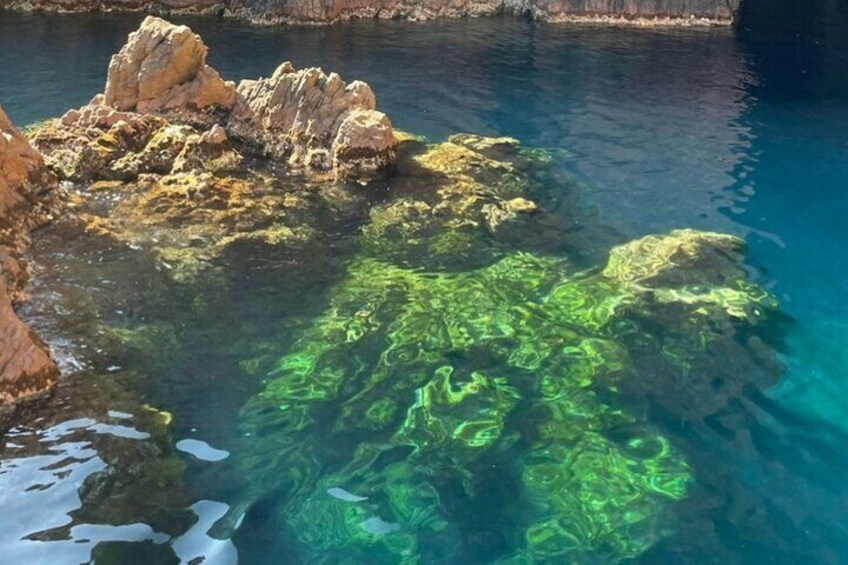 Scandola Outcropping rocks