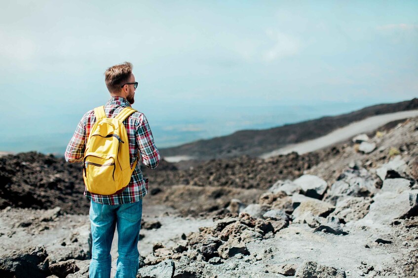 Catania: Etna Nature Tour with Hiking, Cave Visit, & Tasting