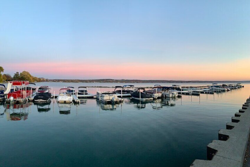 Wine Tasting with a View at Canandaigua City Pier