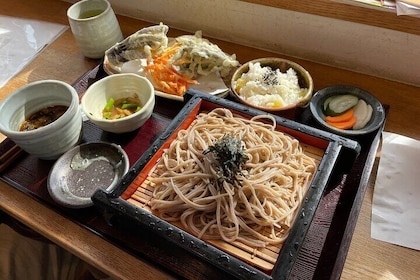 Soba Making Activity in Paddy Field Scenery of Kanagawa