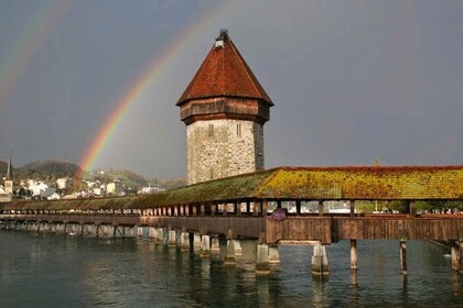 Middeleeuwse privéwandeling in het historische centrum van Luzern