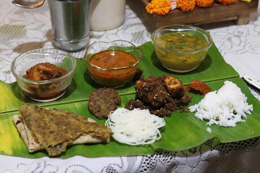 Indian Thali Class in North Goa in a Chef's Home