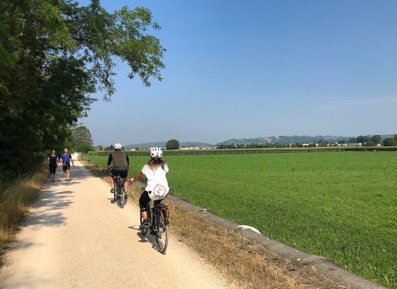 E-bike adventure among villages and medieval castles