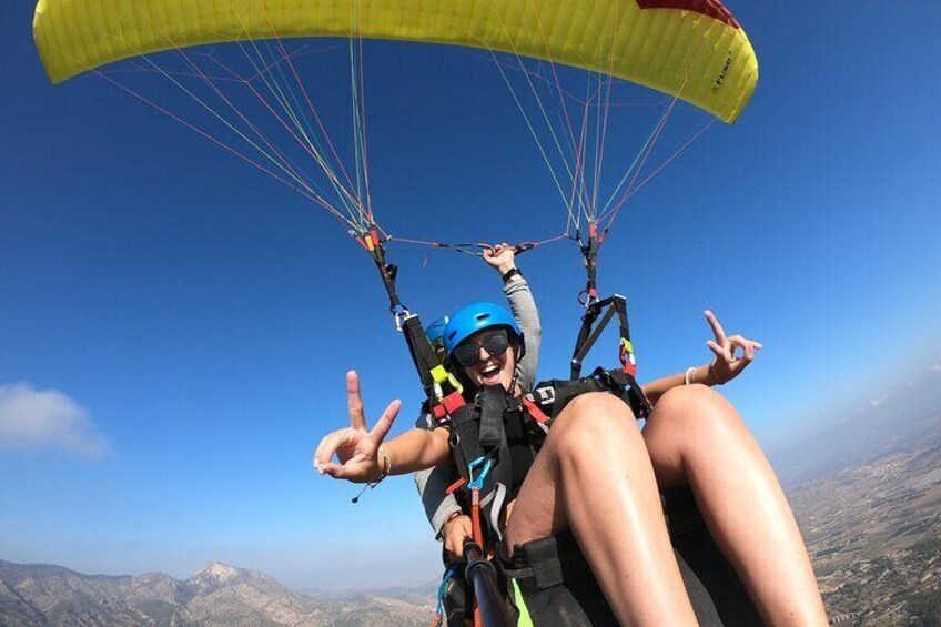 Tandem Paragliding Flight in Alicante and Santa Pola