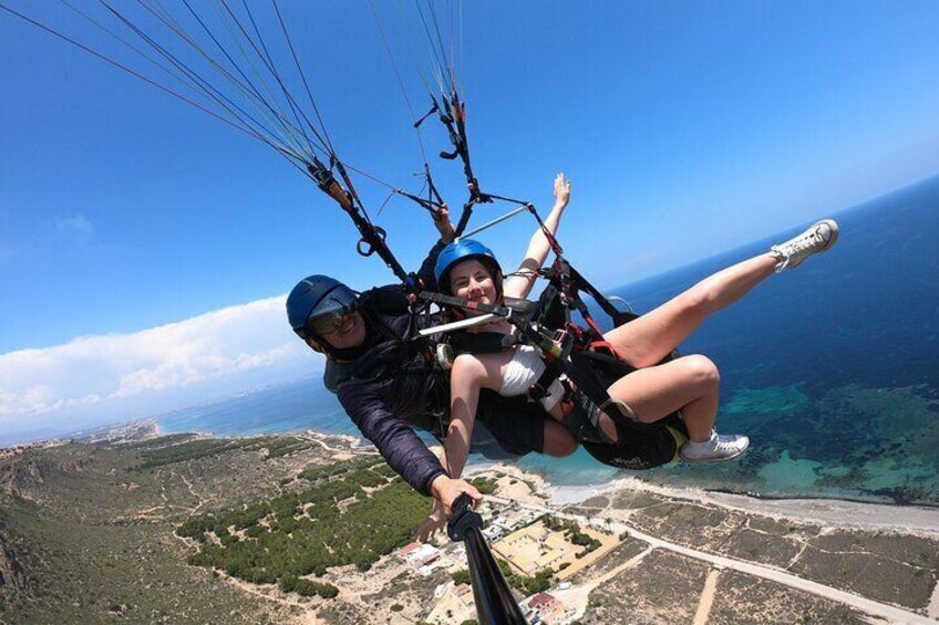 Tandem Paragliding Flight in Alicante and Santa Pola