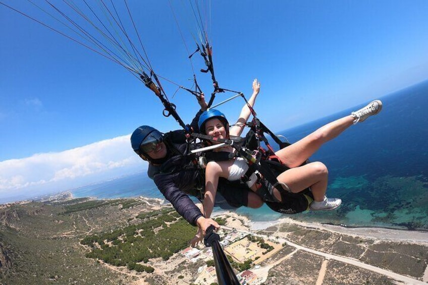 Tandem Paragliding Flight in Alicante and Santa Pola
