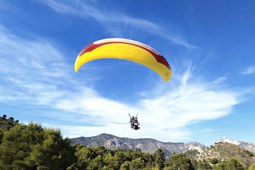 Tandem Paragliding Flight in Alicante and Santa Pola