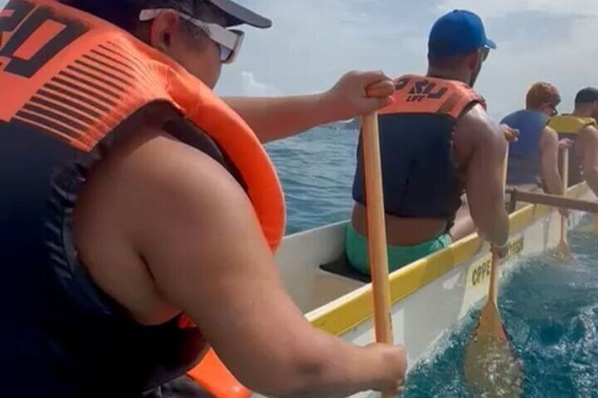 Hawaiian Canoeing in Noronha