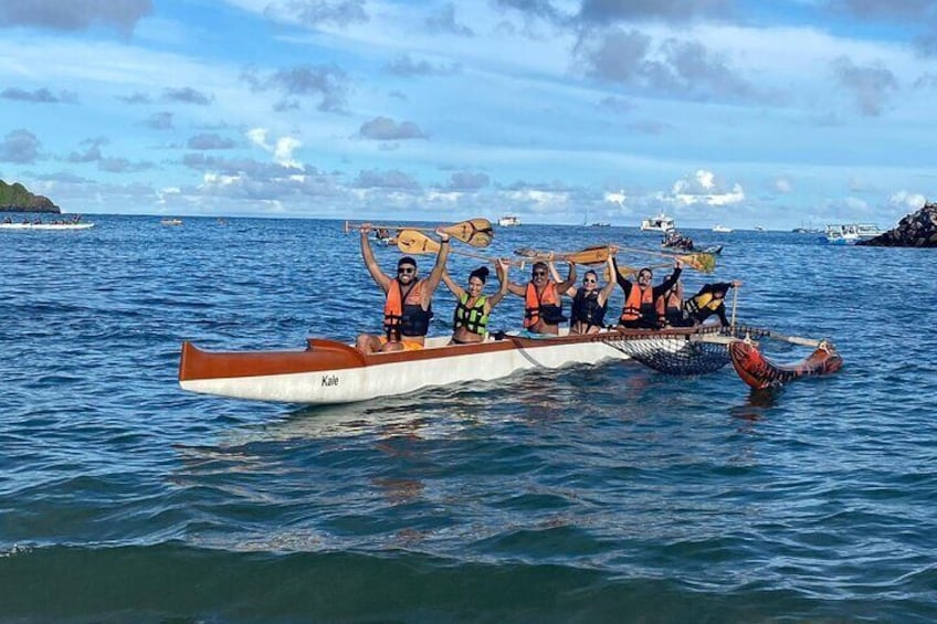 Hawaiian Canoeing in Noronha