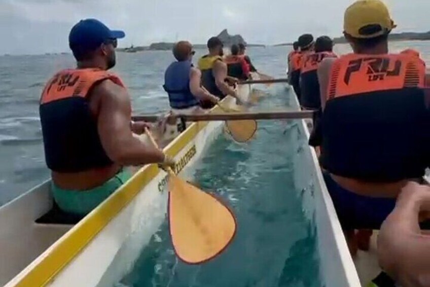 Hawaiian Canoeing in Noronha